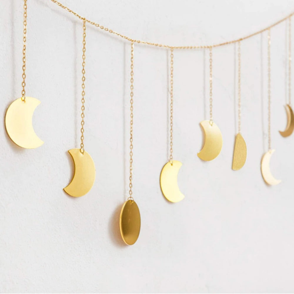 Lunar Phase Metal Wall Garland 1